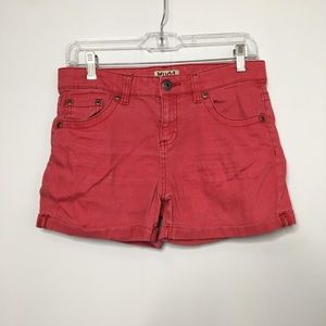 Mudd Red Jean Shorts